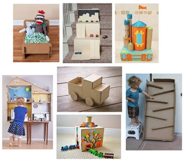 Cách làm nhà bằng thùng Carton sáng tạo độc đáo cho bé yêu
